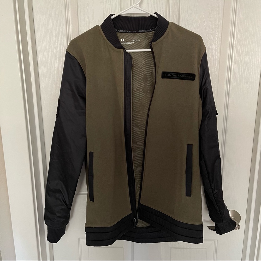 Under Armour Long Sleeve Zip Up Fleece Sweatshirt